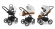 Коляска 3 в 1 Esspero Grand Magic Pro (шасси Black) Orange leatherette