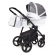 Коляска для новорожденных Esspero Grand Newborn Lux (шасси Black) Royal Light Grey