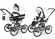 Коляска 2 в 1 Esspero Classic (шасси Graphite) White