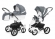 Коляска 2 в 1 Esspero Grand Tour (шасси White) Nappa Blue Grey