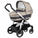 Коляска для новорожденных Peg Perego Book S Elite (шасси White/Black) Luxe Beige