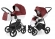 Коляска 2 в 1 Esspero Grand Newborn Lux (шасси Chrome) Cherry leatherette