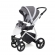 Прогулочная коляска Esspero Grand Newborn Lux (шасси Grey) Royal Silver