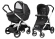 Коляска 2 в 1 Peg-Perego Book Plus S Geo Black