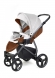 Прогулочная коляска Esspero Grand Newborn Lux (шасси Graphite) Orange leatherette