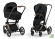 Коляска 2 в 1 Cybex Priam IV (шасси Rosegold) Onyx Black