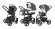 Коляска 3 в 1 Esspero Newborn Lux (шасси Graphite) Grey Lux