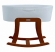 Колыбель-качалка Micuna Nacelle MO-1782 Chocolate/White/Beige