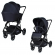 Коляска 2 в 1 Moon Style Navy Melange (333) 2020