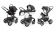 Коляска 3 в 1 Esspero Grand Discovery (шасси Graphite) Nappa Graphite