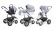 Коляска 3 в 1 Esspero Grand Discovery (шасси Graphite White) Jeans Grey