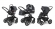 Коляска 3 в 1 Esspero Discovery Alu (шасси Black) Dark