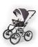 Прогулочная коляска Esspero Classic (шасси Chrome) Grey Leves