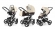 Коляска 3 в 1 Esspero Grand Newborn Lux (шасси Grey) Cream leatherette