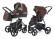 Коляска 2 в 1 Esspero Newborn Lux Alu (шасси Graphite) Brown