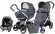 Коляска 3 в 1 Peg Perego Book 51 S Elite Set Modular (шасси White/Black) Blue Denim