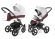  Коляска 2 в 1 Esspero Tour Leatherette (шасси Graphite) Maroon leatherette