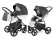 Коляска 2 в 1 Esspero Grand Newborn Lux (шасси Graphite) Grafite leatherette