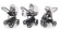 Коляска 3 в 1 Esspero Magic (шасси Chrome) Grey