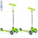 Самокат GLOBBER PRIMO Fantasy с 3 светящимися колесами FRUITINESS Lime green