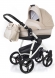 Коляска для новорожденных Esspero Newborn Lux (шасси White) Khakki Beige