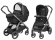 Коляска 2 в 1 Peg Perego Book 51 S XL Modular (шасси Jet) Geo Black