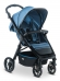Прогулочная коляска Moon Jet blue nylon strip-503