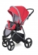 Прогулочная коляска Esspero Newborn Lux (шасси Graphite) Red Grey