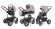 Коляска 3 в 1 Esspero Discovery Alu (шасси Graphite) Beige