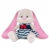Мягкая игрушка Maxi Toys Зайка Jack&Lin (25 см) Морячка в Синем Платье с Воротником
