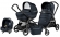 Коляска 3 в 1 Peg Perego Book Plus Elite Set Modular Luxe Bluenight