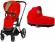 Коляска 2 в 1 Cybex Priam III (Chrome Black) Autumn Gold
