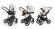 Коляска 3 в 1 Esspero Grand Magic (шасси Black) Canella leatherette