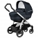 Коляска для новорожденных Peg Perego Book S Elite (шасси White/Black) Luxe Bluenight