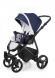 Прогулочная коляска Esspero Newborn Lux (шасси Black) Navy Grey