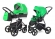 Коляска 2 в 1 Esspero Newborn Lux Alu (шасси Graphite) Green