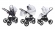 Коляска 3 в 1 Esspero Grand I-Nova (шасси Graphite) Grey Diamond