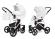 Коляска 2 в 1 Esspero Grand Newborn Lux (шасси Beige) Nappa White