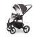 Прогулочная коляска Esspero Magic Pro (шасси Black) Grey Leves