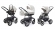 Коляска 3 в 1 Esspero Grand Discovery (шасси Graphite) Vanila