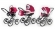 Коляска 3 в 1 Esspero Classic (шасси Chrome) Borduex