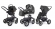 Коляска 3 в 1 Esspero Discovery Alu (шасси Graphite) Dark