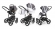 Коляска 3 в 1 Esspero Grand Magic (шасси Chrome) Royal Light Grey