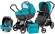 Коляска 3 в 1 Peg Perego Book 51 S XL Set Modular (шасси Jet) Bloom Scuba