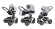 Коляска 3 в 1 Esspero Discovery Alu (шасси Grey) Silver