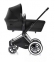 Коляска для новорожденных Cybex Priam (шасси Trekking Matt Black) Happy Black