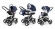 Коляска 3 в 1 Esspero Newborn Lux (шасси Grey) Navy Grey