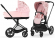 Коляска 2 в 1 Cybex Priam IV (шасси Matt Black) Simply Flowers Pale Blush