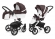 Коляска 2 в 1 Esspero Tour Leatherette (шасси White) Nappa Brown