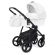 Коляска для новорожденных Esspero Grand Newborn Lux (шасси Black) Nappa White